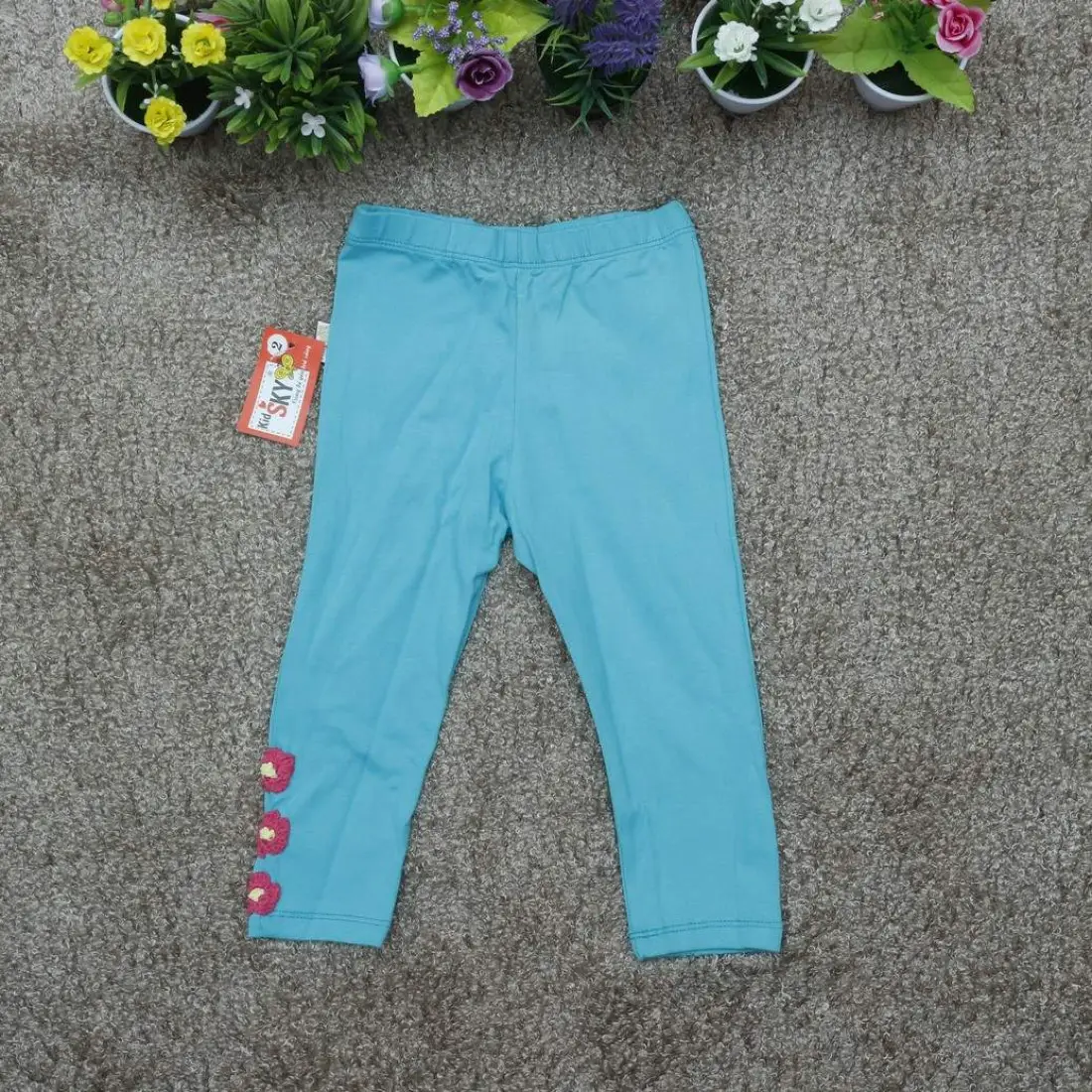 Legging cotton thu đông - xanh ngọc-