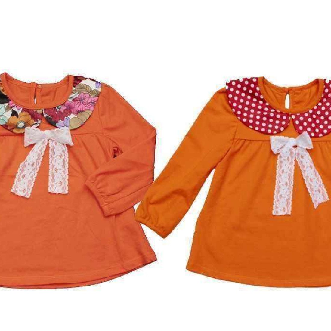 áo cổ sen bé gái-A3076-kidsky-bán sỉ áo cổ sen bé gái-A3076 áo cổ sen bé gái-A3076-