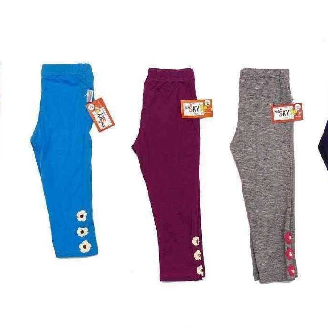 Quần legging 3 hoa size  bé-QLEG-