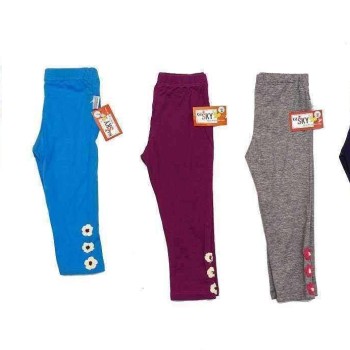 Quần legging 3 hoa size  bé-QLEG