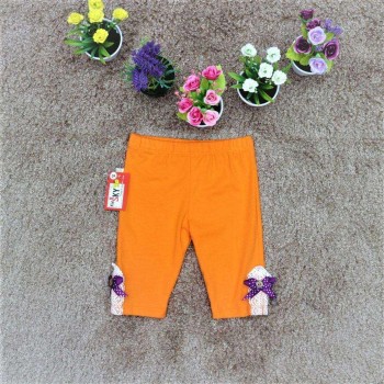 quần legging nơ gấu bé gái - Q26157