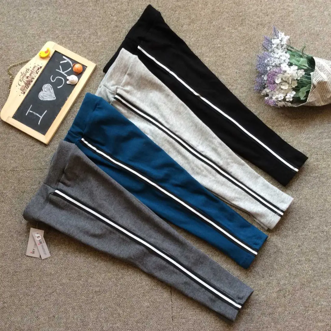 Legging len tăm thể thao - Q12855-kidsky-bán sỉ Legging len tăm thể thao - Q12855 Legging len tăm thể thao - Q12855-