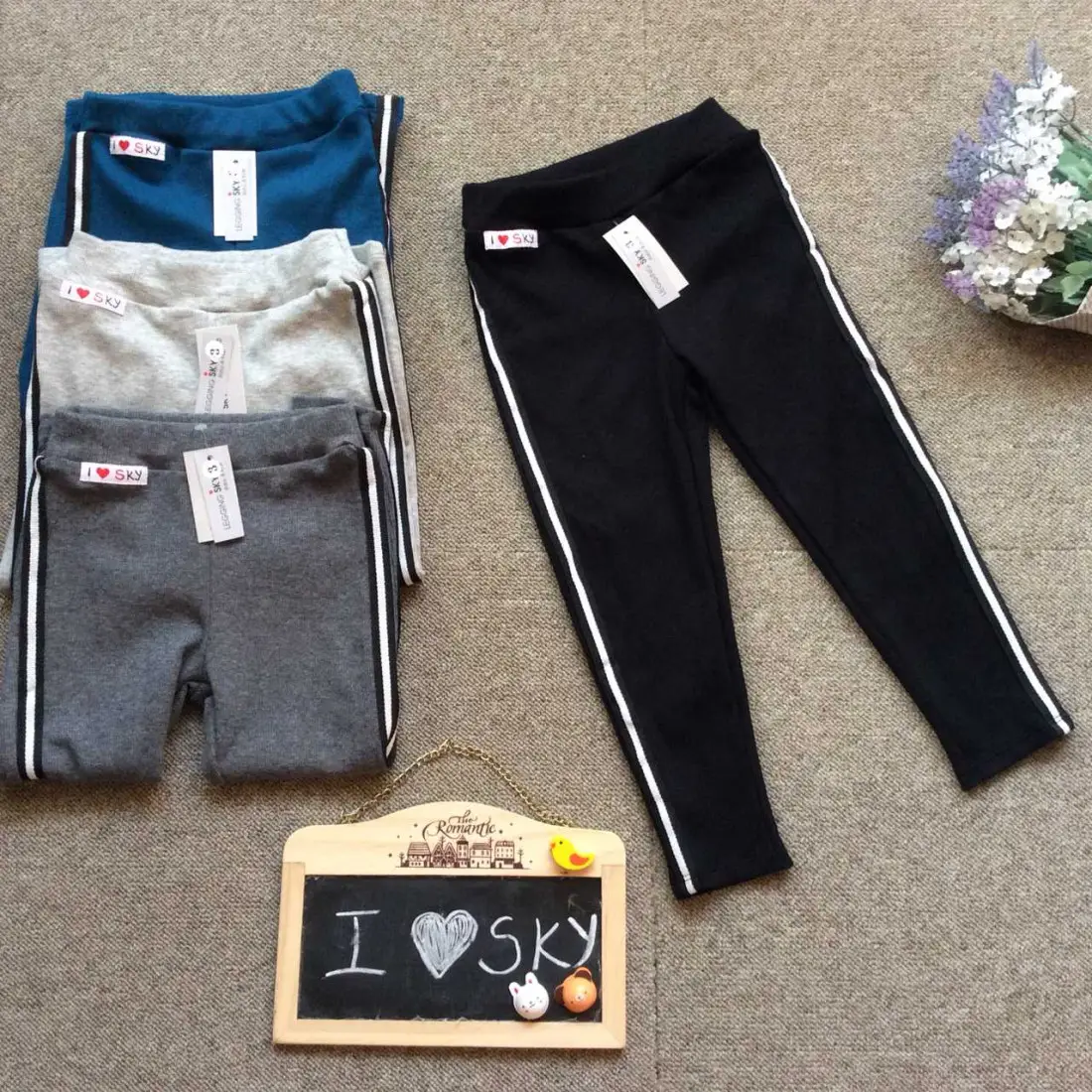 Legging len tăm thể thao - Q12855-kidsky-bán sỉ Legging len tăm thể thao - Q12855 Legging len tăm thể thao - Q12855-