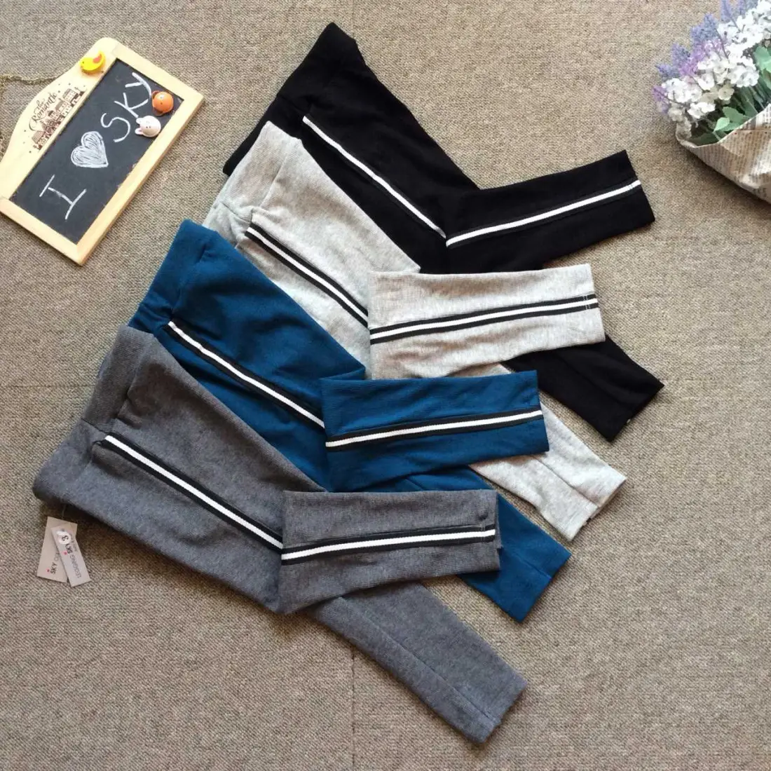 Legging len tăm thể thao - Q12855-kidsky-bán sỉ Legging len tăm thể thao - Q12855 Legging len tăm thể thao - Q12855-