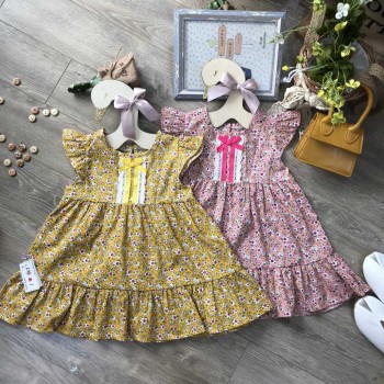 váy đuôi cá 2  tầng ren ngực size 2-6  - vt2095-1